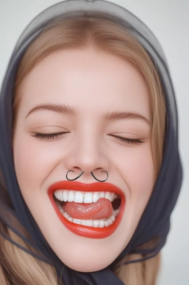14G 16G Mustache Septum Ring 316L Surgical Steel Septum Mustache Nose Ring Piercing Jewelry Septum Piercing Hanger Black Gold Silver Rainbow Halloween Christmas