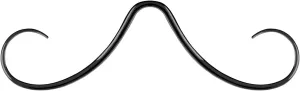 14G 16G Mustache Septum Ring 316L Surgical Steel Septum Mustache Nose Ring Piercing Jewelry Septum Piercing Hanger Black Gold Silver Rainbow Halloween Christmas