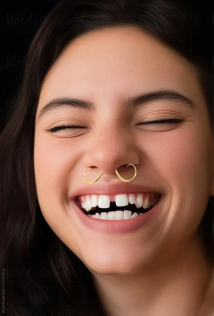 14G 16G Mustache Septum Ring 316L Surgical Steel Septum Mustache Nose Ring Piercing Jewelry Septum Piercing Hanger Black Gold Silver Rainbow Halloween Christmas