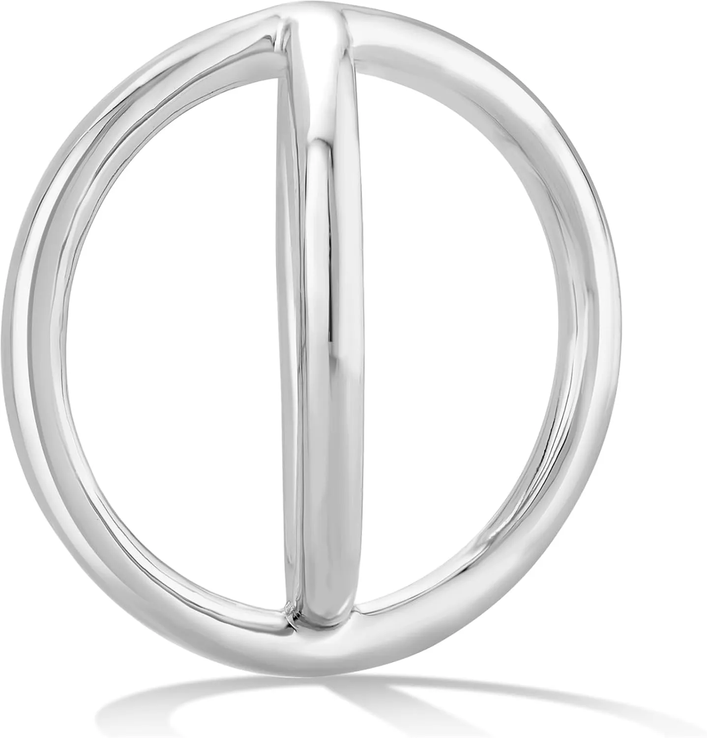 14K Gold or Platinum Plated Criss-Cross Ring for Women | Size 5 to 9