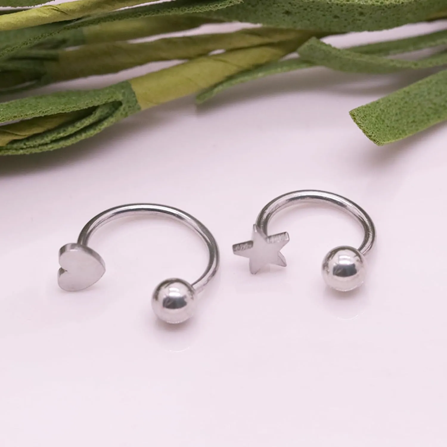 16G Lip Rings Septum Rings 316L Stainless Steel Daith Helix Tragus Cartilage Earrings Hoop Rook Lobe Lip Piercing for Women Men