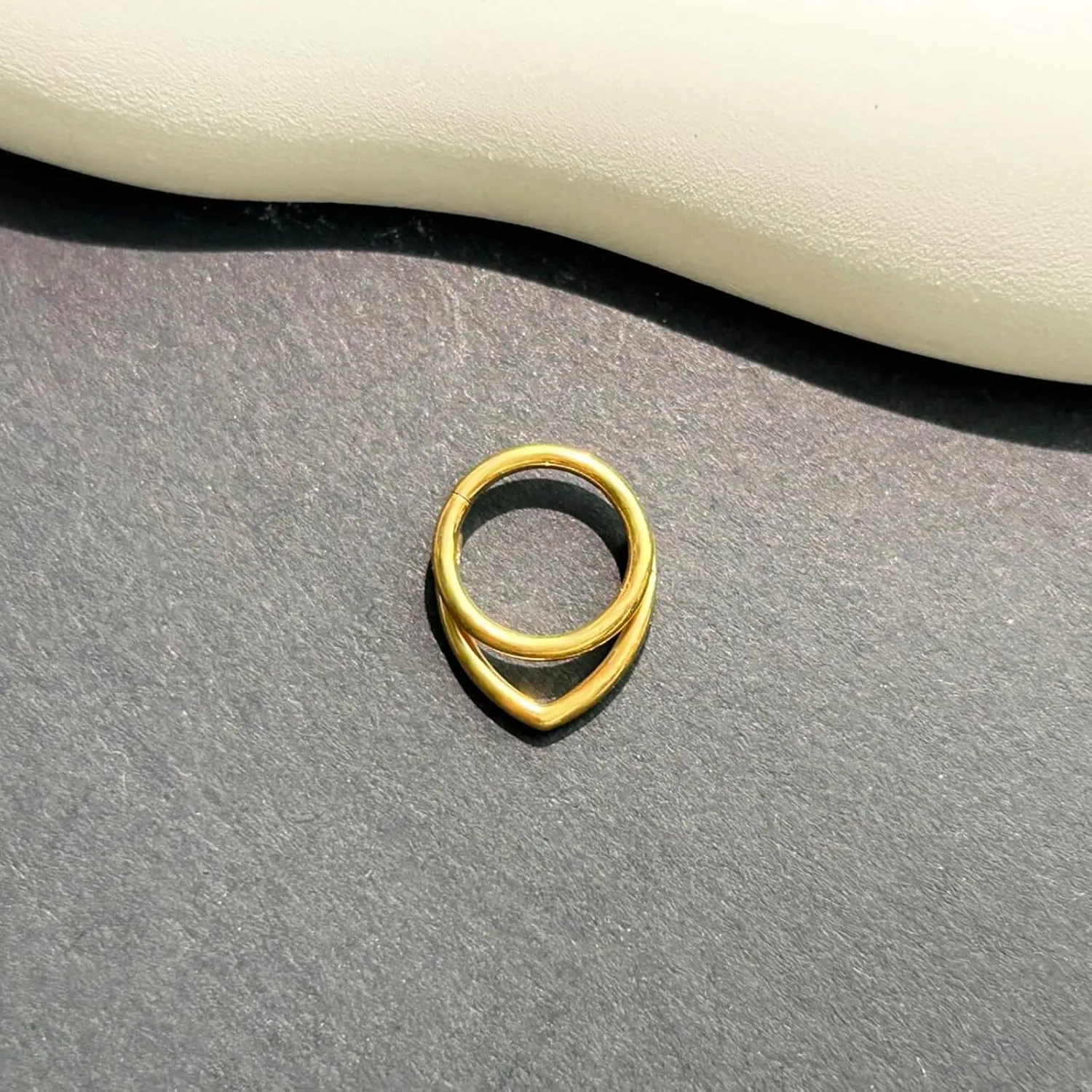 16G Septum Ring for Women 316L Surgical Steel Nose Ring Hoop Septum Clicker Daith Rings Cartilage Earring Hinged Conch Piercing Jewelry 1pcs