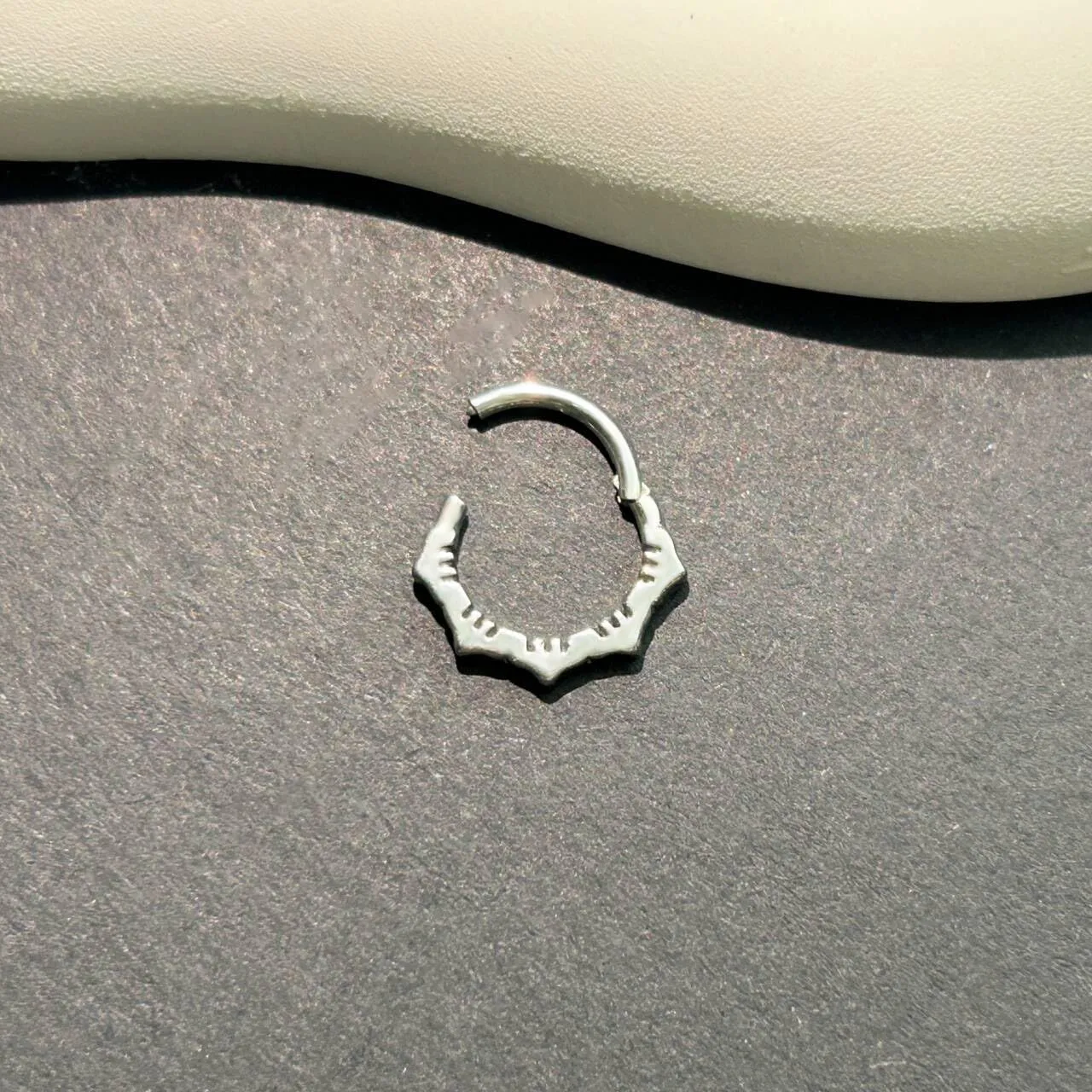 16G Septum Ring for Women 316L Surgical Steel Nose Ring Hoop Septum Clicker Daith Rings Cartilage Earring Hinged Conch Piercing Jewelry 1pcs