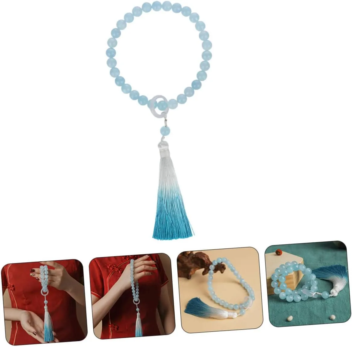 2 Strings Prayer Beads Blessing Small Beaded Bracelet Muslim Prayer Beads