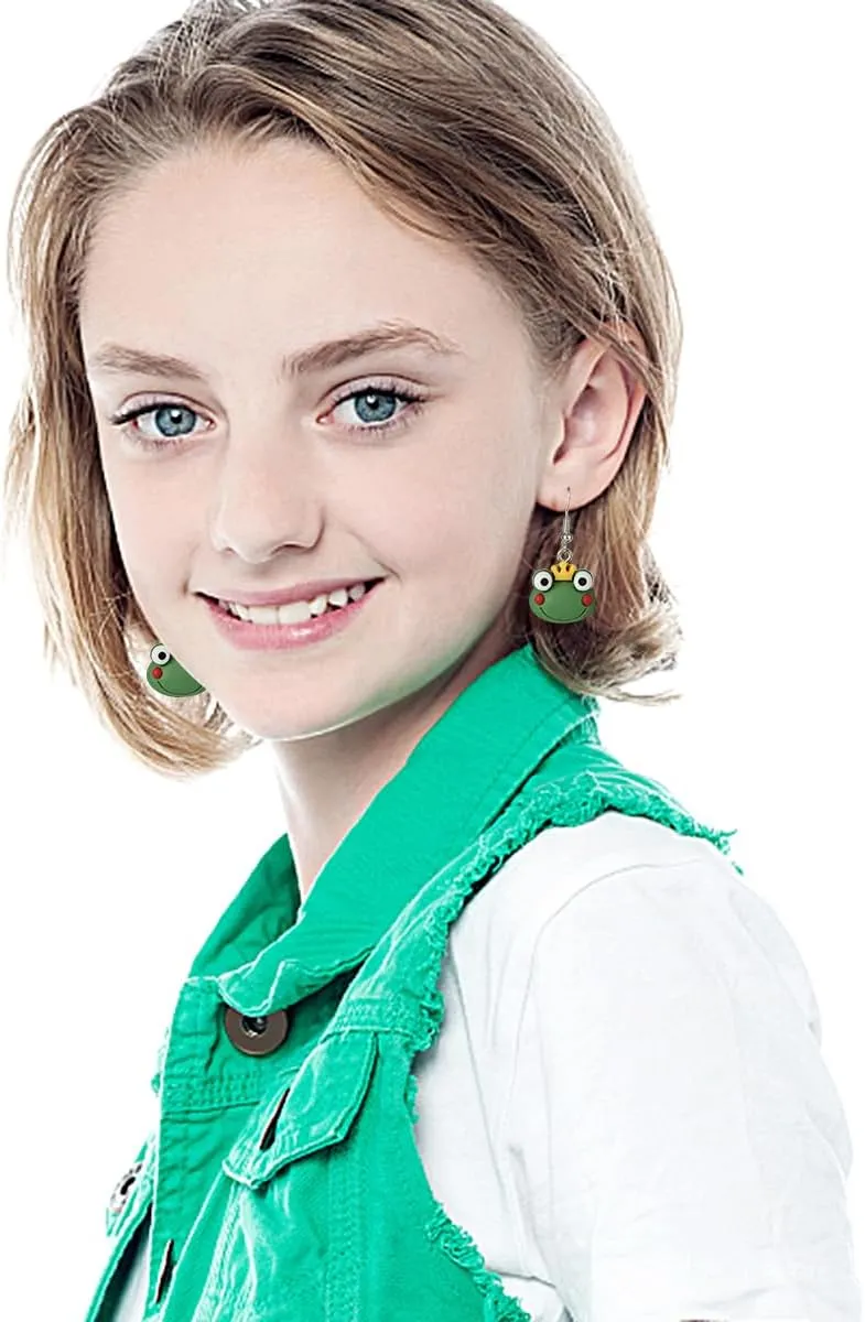 36 Pairs Cute Weird Fun Earrings for Teen Girls Unique Funky Cool Dangle Earrings Set for Wome