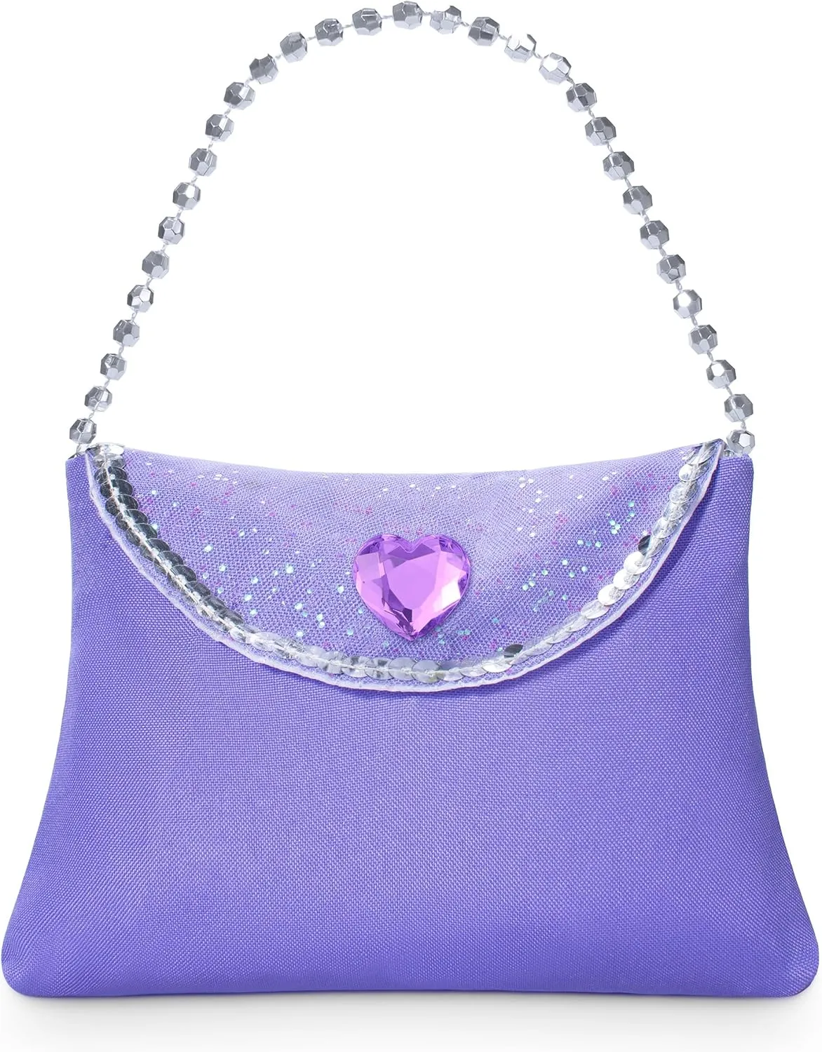 5PCS Princess Costume Accessories Set - with Princess Dress Up Handbag, Necklaces, Rings, Earrings