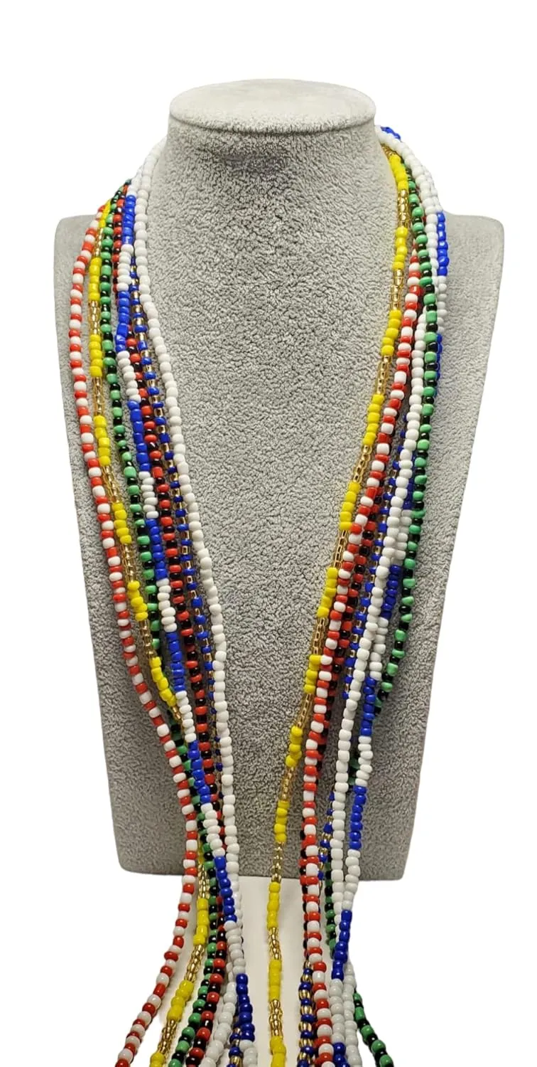 7 pcs Eleke Necklace Collares Santeria Yoruba Ifa Babalawo Iyawo