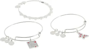 Alex and Ani 'You Make My Heart Flutter' Charm Bangle, Set of 3
