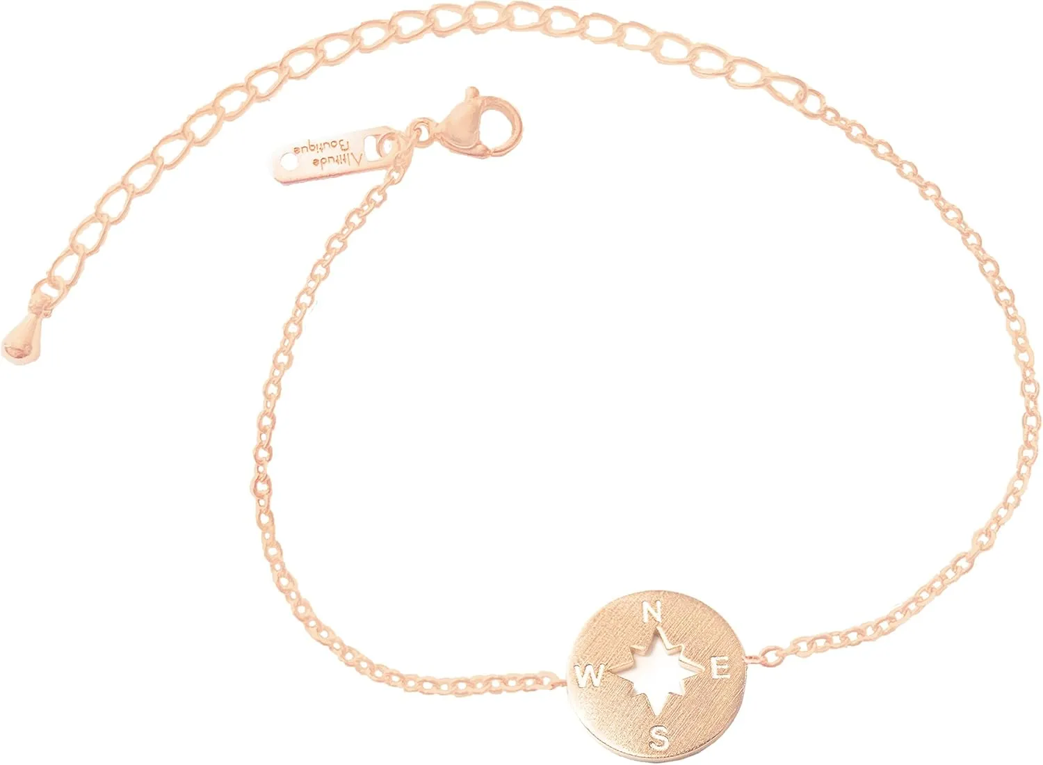 Altitude Boutique Compass Bracelet Charm Bracelet Gifts Compass Jewelry, Wanderer Bracelet For Women Friendship Bracelets Sister Gifts For Girlfriend