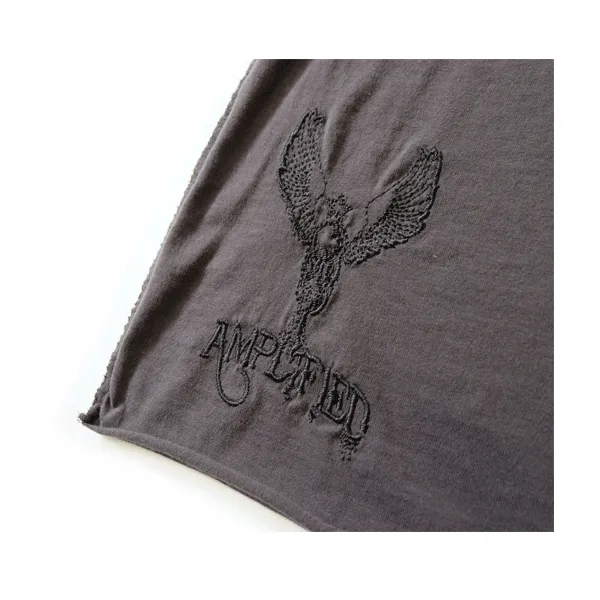 Amplified - AC/DC Logo T-Shirt - Charcoal