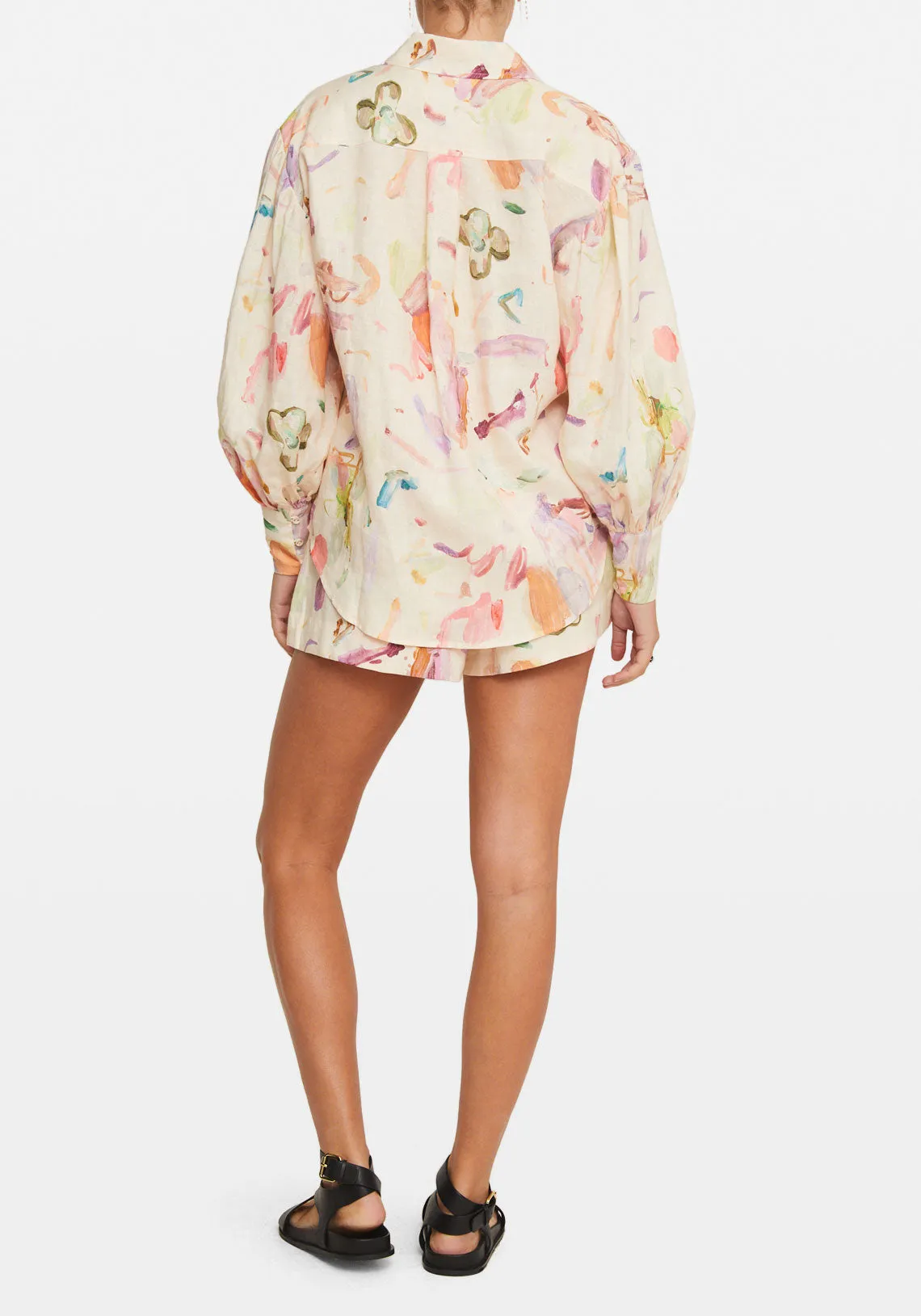 ANNIE UTILITY SHIRT ROSE