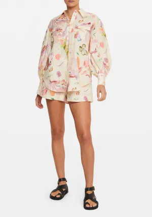 ANNIE UTILITY SHIRT ROSE