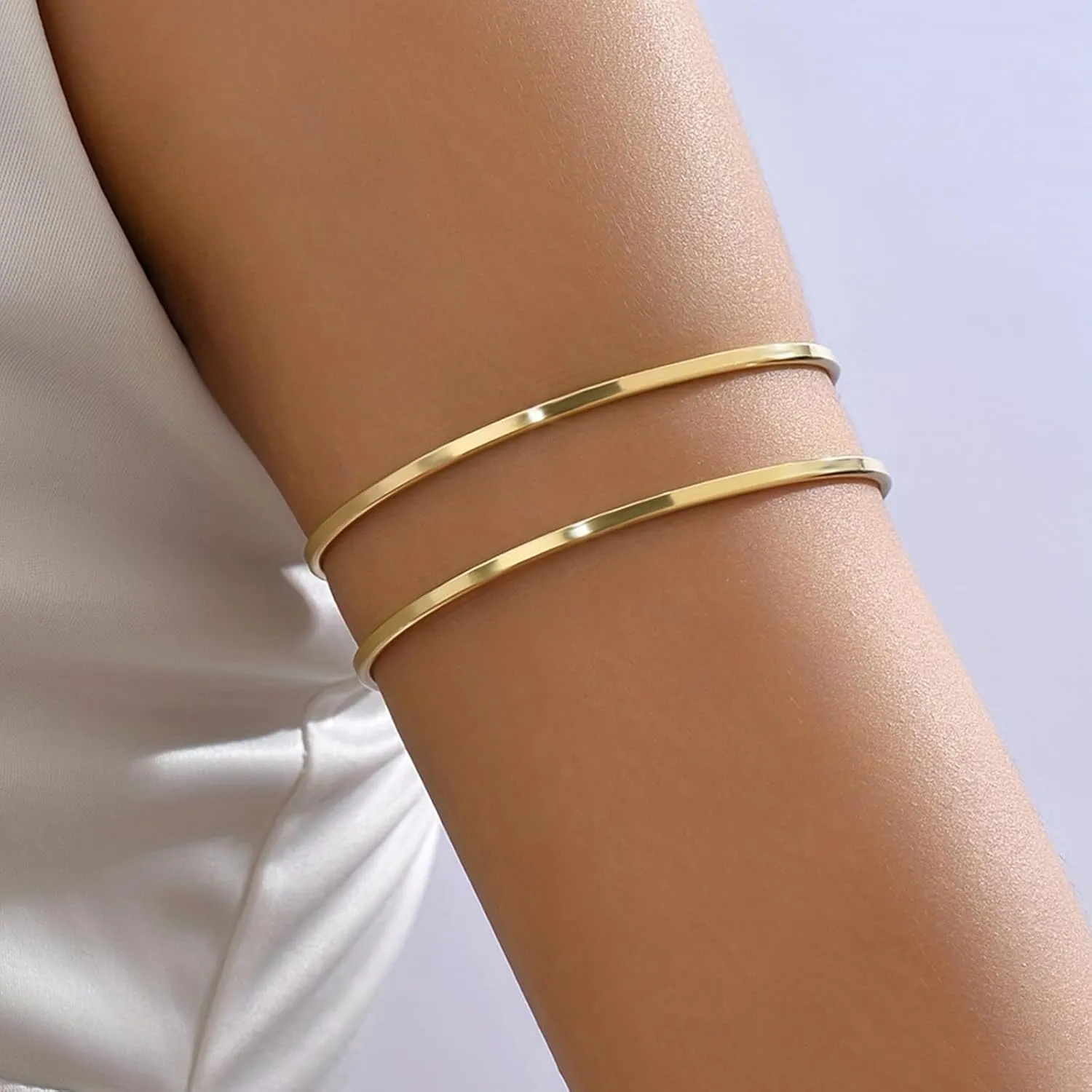 Arm Cuff Gold Arm Cuff Upper Arm Jewelry Gold Cuff Bracelets for Women Chunky Armband Jewelry Trendy Summer Beach Essentials