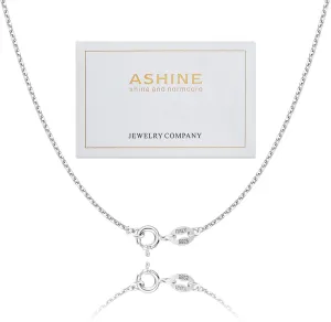 ASHINE 925 Sterling Silver & 14K Gold Plated Spring Ring Clasp 1.5mm Italian Chain - Necklace Available in 16, 18, 20, 22, 24, 26, 30 Inches