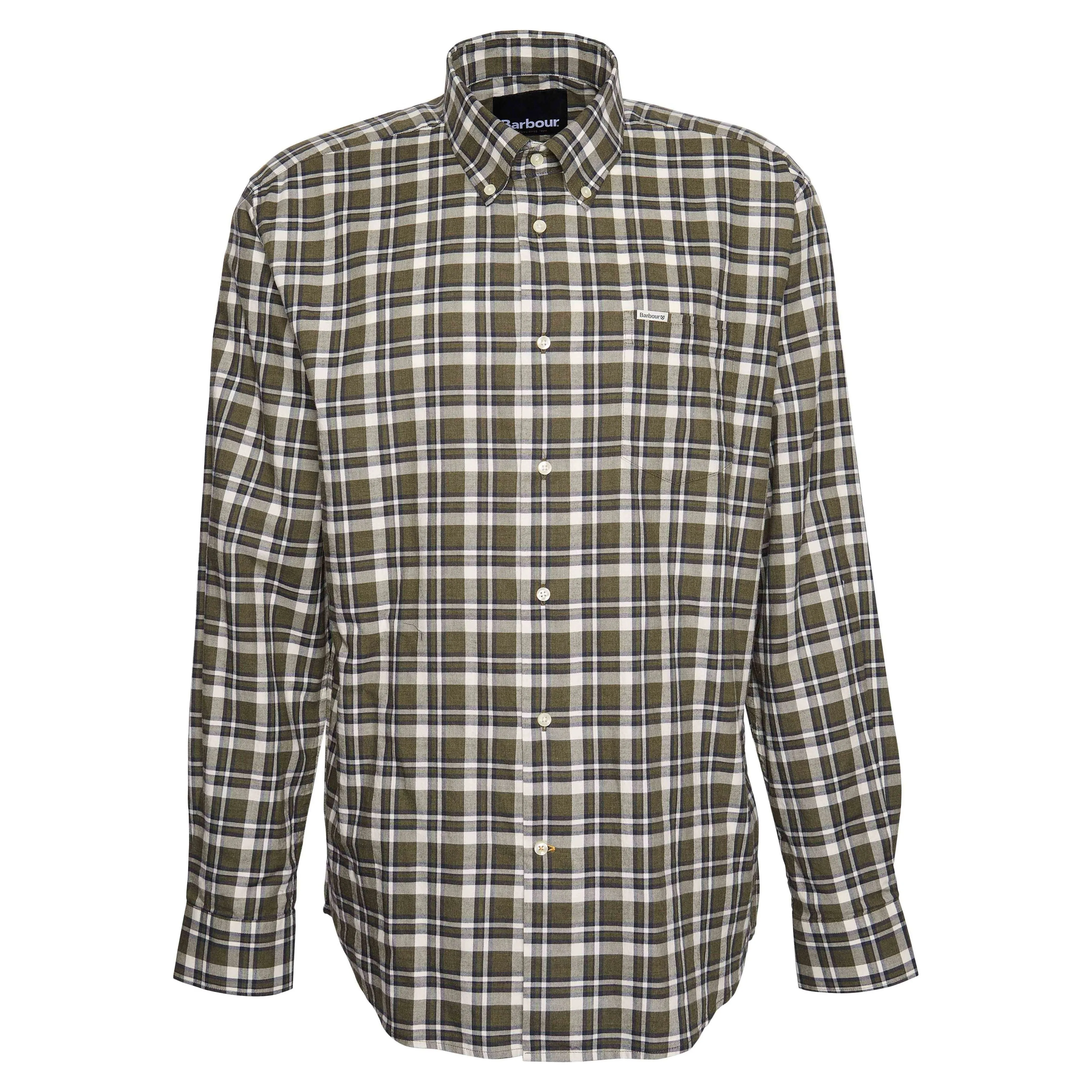 Barbour Mens Shirt Turville Olive