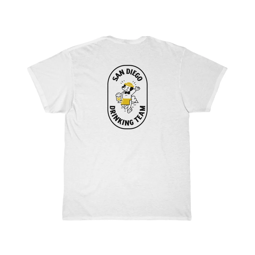 BEER (San Diego Drinking Team) Unisex Cotton Crew Tee