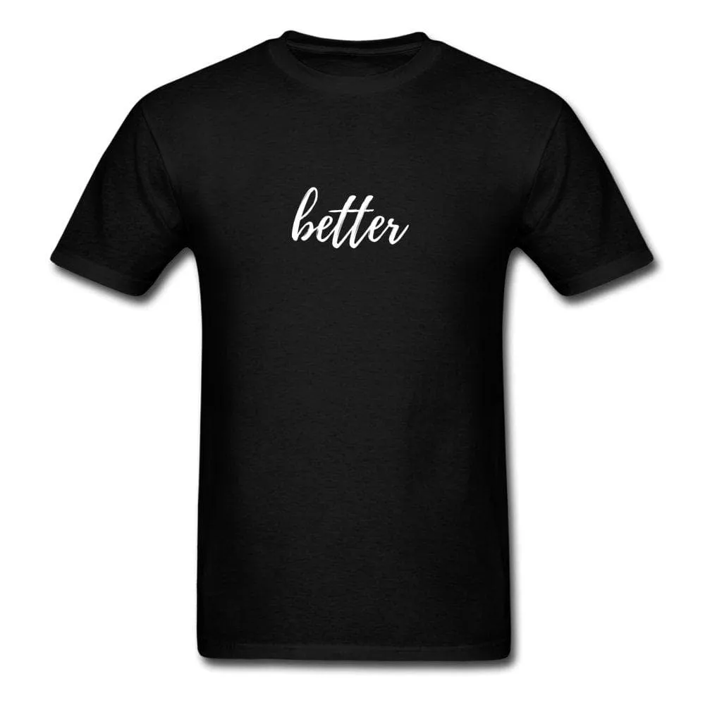 Better Together Black Couple T-Shirts