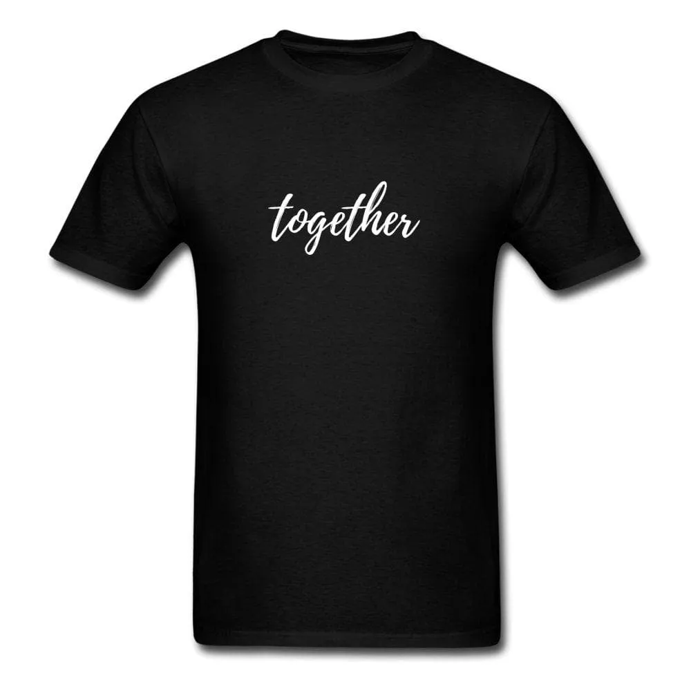 Better Together Black Couple T-Shirts