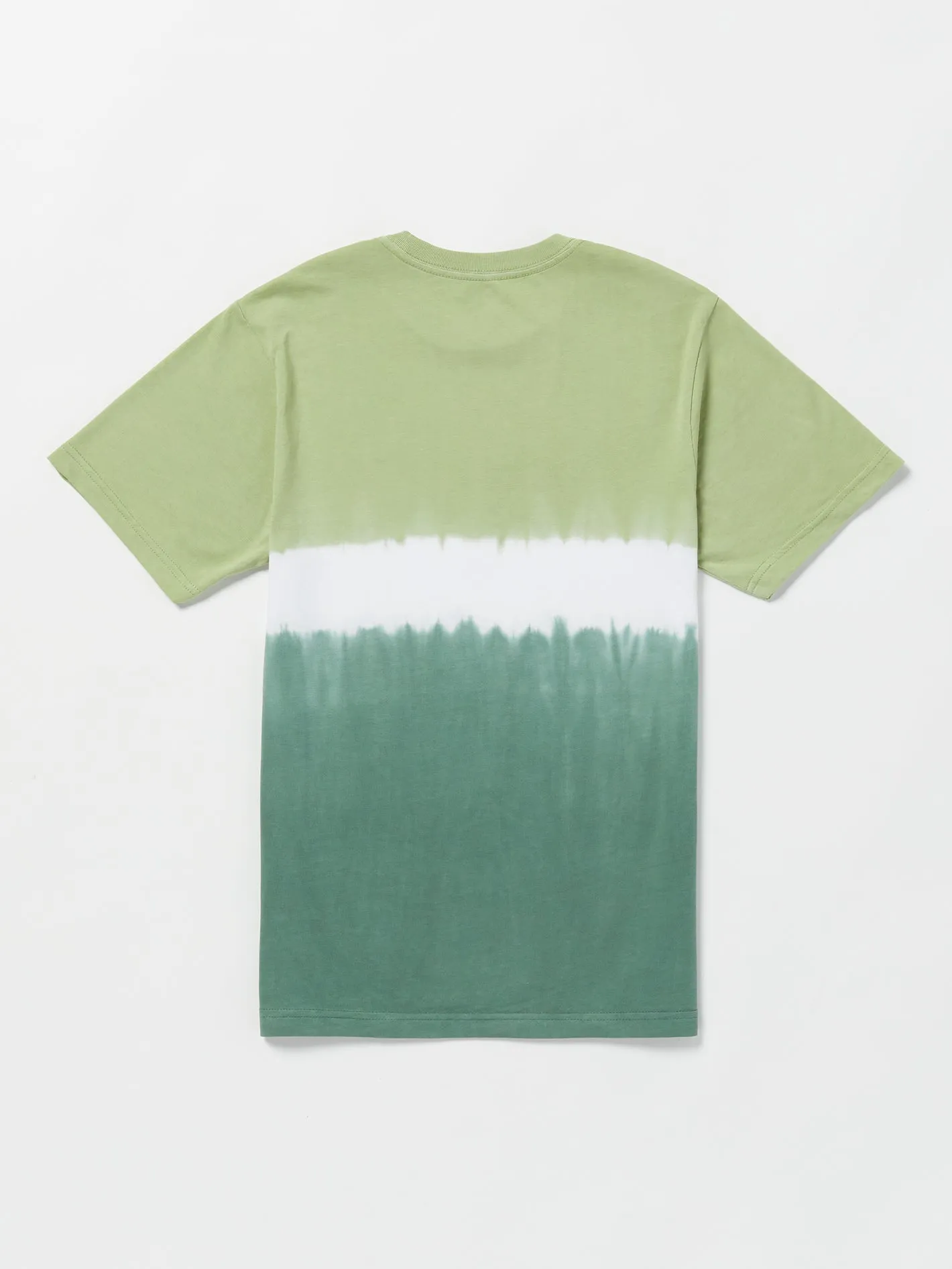 Big Boys Molcher Dip Dye Short Sleeve Tee - Agave