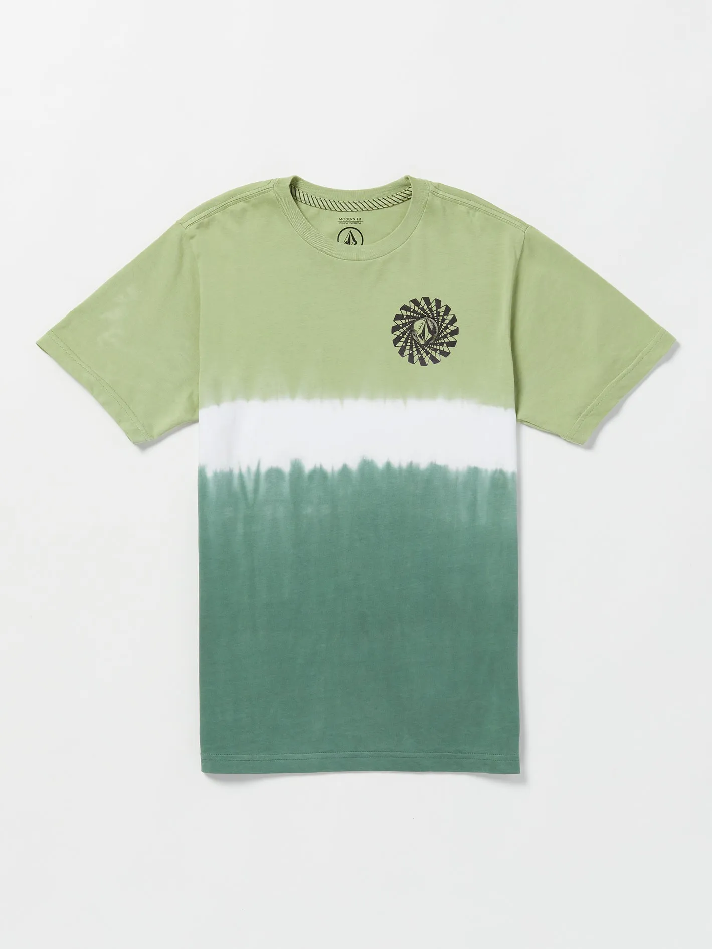 Big Boys Molcher Dip Dye Short Sleeve Tee - Agave