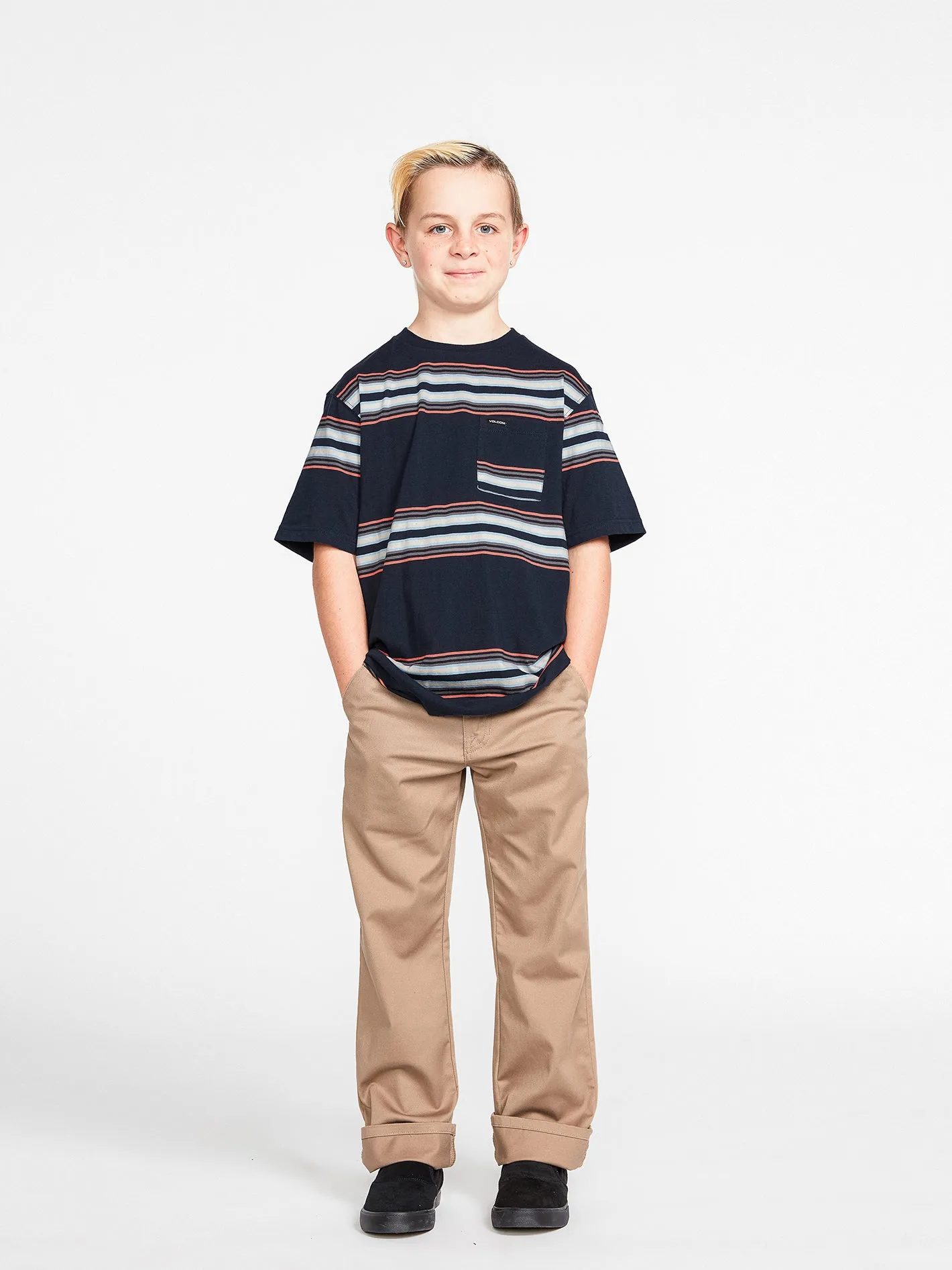 Big Boys Warsaw Short Sleeve Crew Shirt - Navy