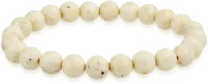 Bling Jewelry Natural Multi Color Semi Precious Gemstone Round Bead 8MM Strand Stackable Stretch Bracelet For Women Men Teen Unisex