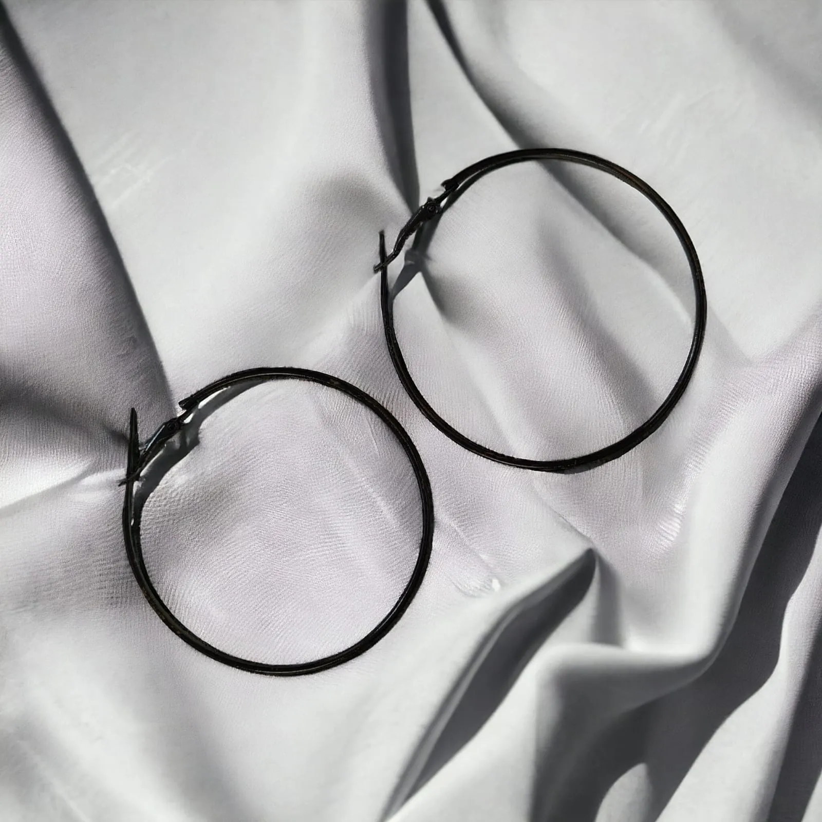 Boho Large Round Geometric Hoop Earrings