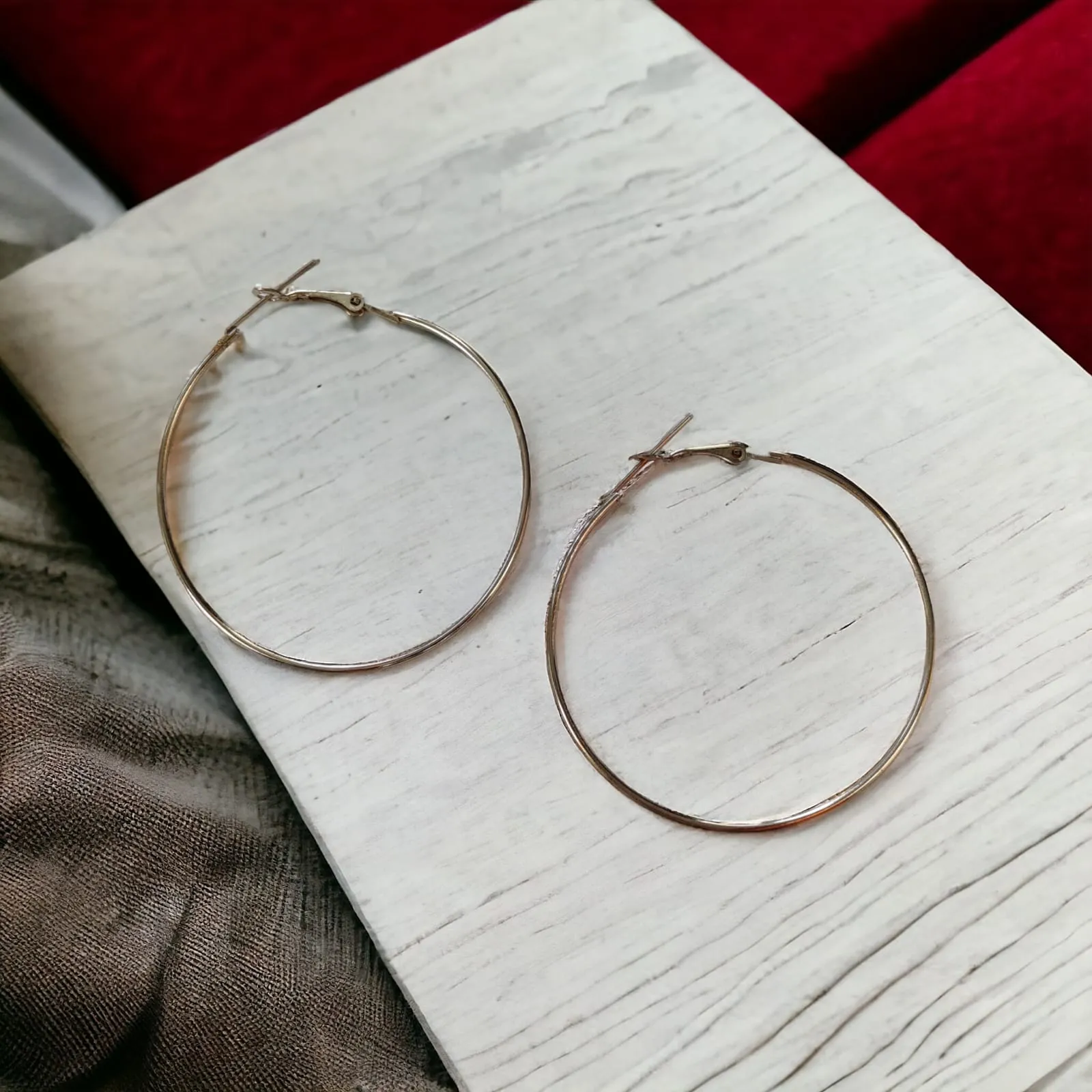 Boho Large Round Geometric Hoop Earrings