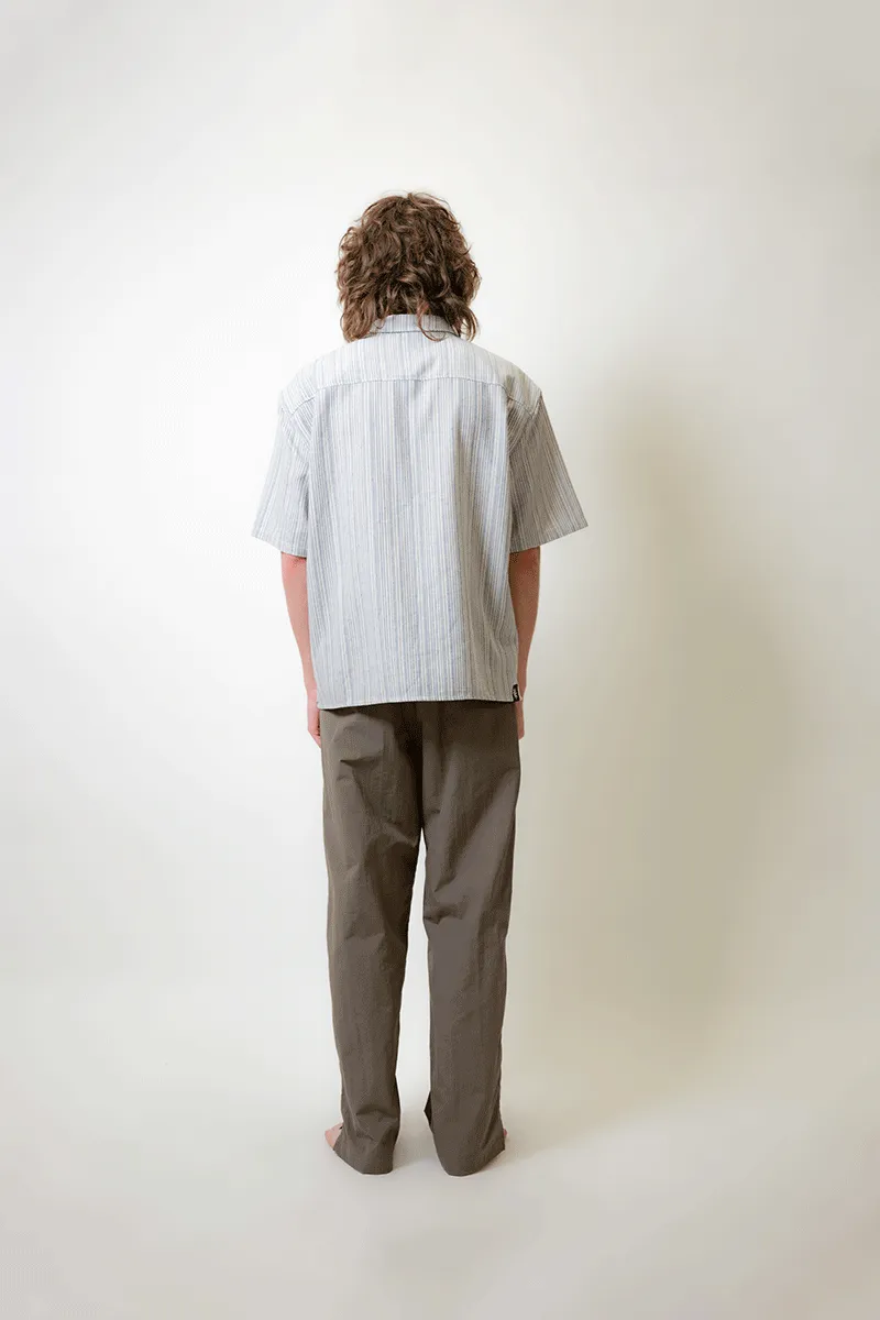 Boxy SS Shirt - Blue Stripe