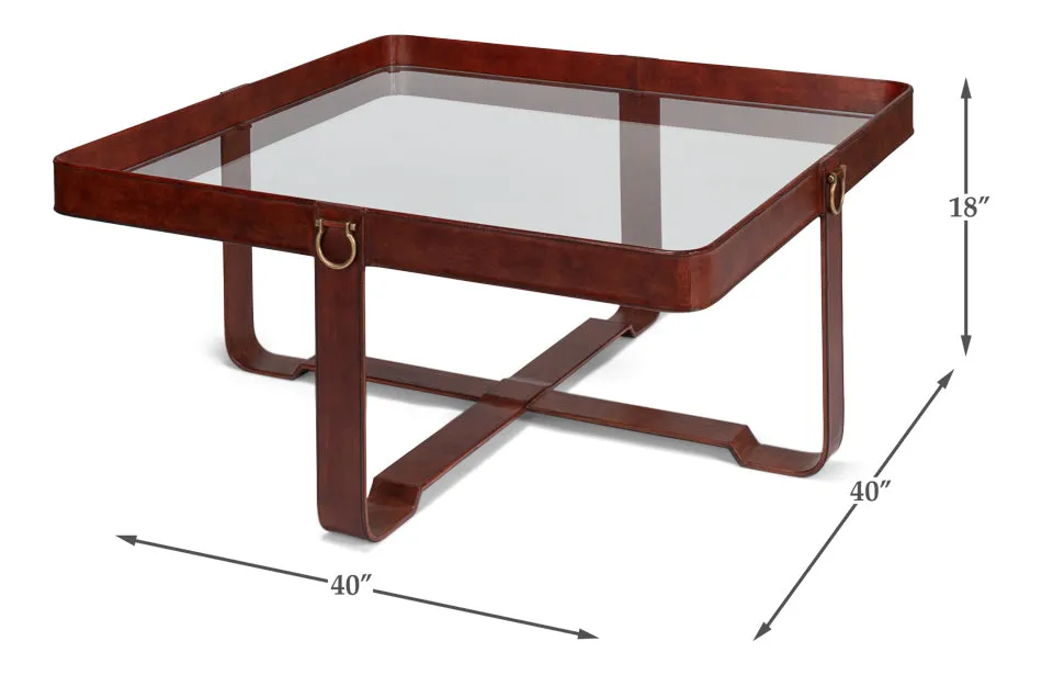 Bridle Belts Cocktail Table