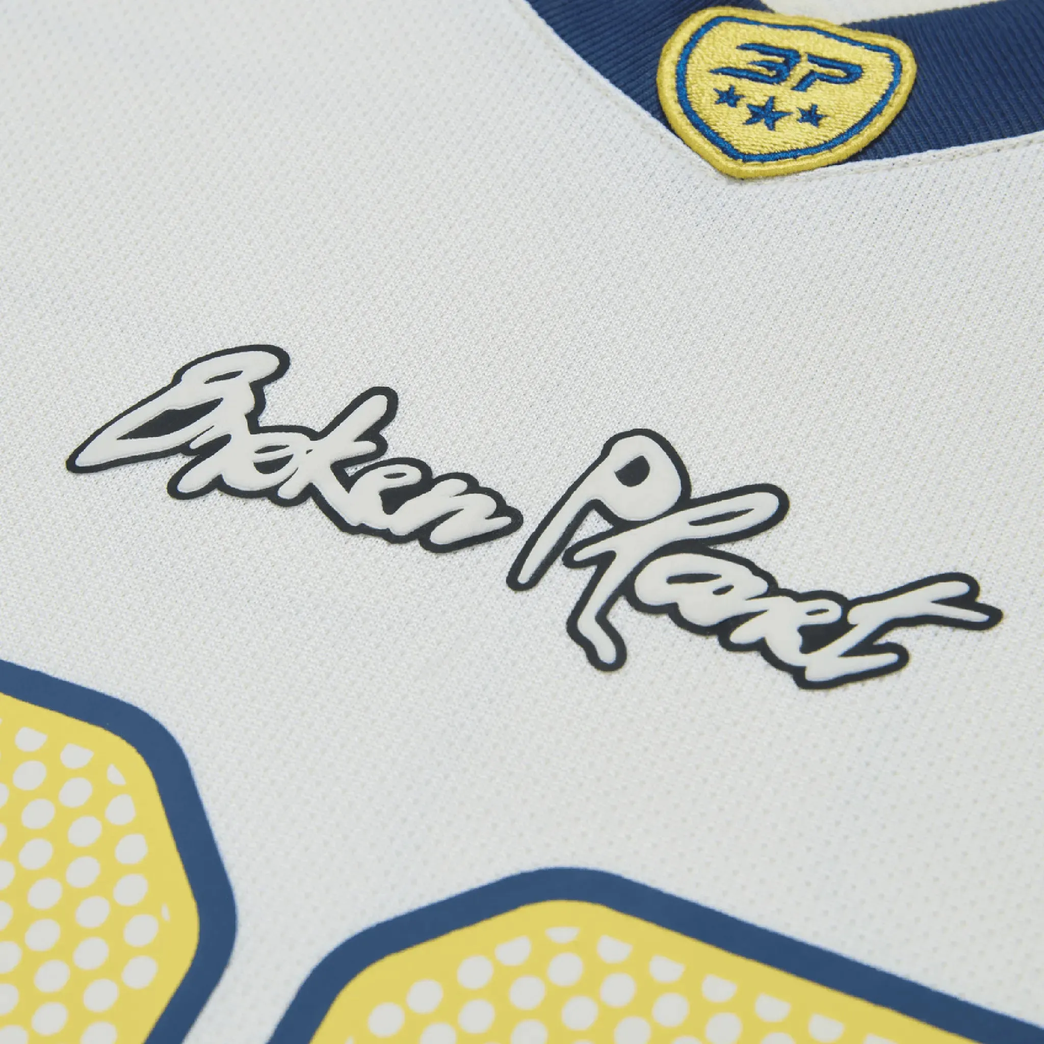 Broken Planet Football White Blue Jersey