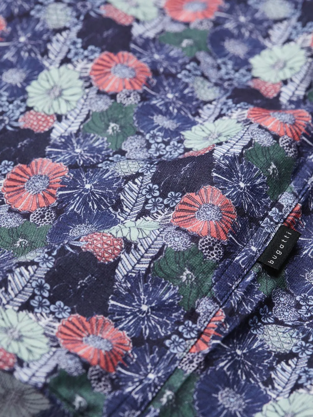 Bugatti Floral Short Sleeve Shirts
