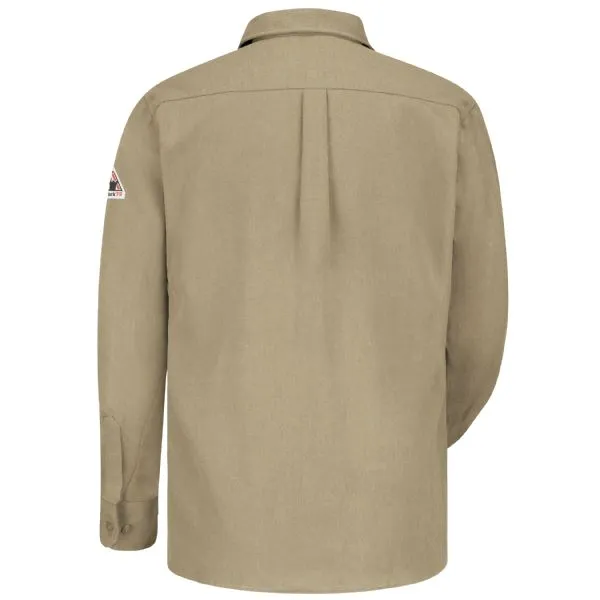 Bulwark Men's Lightweight FR Uniform Shirt - Khaki