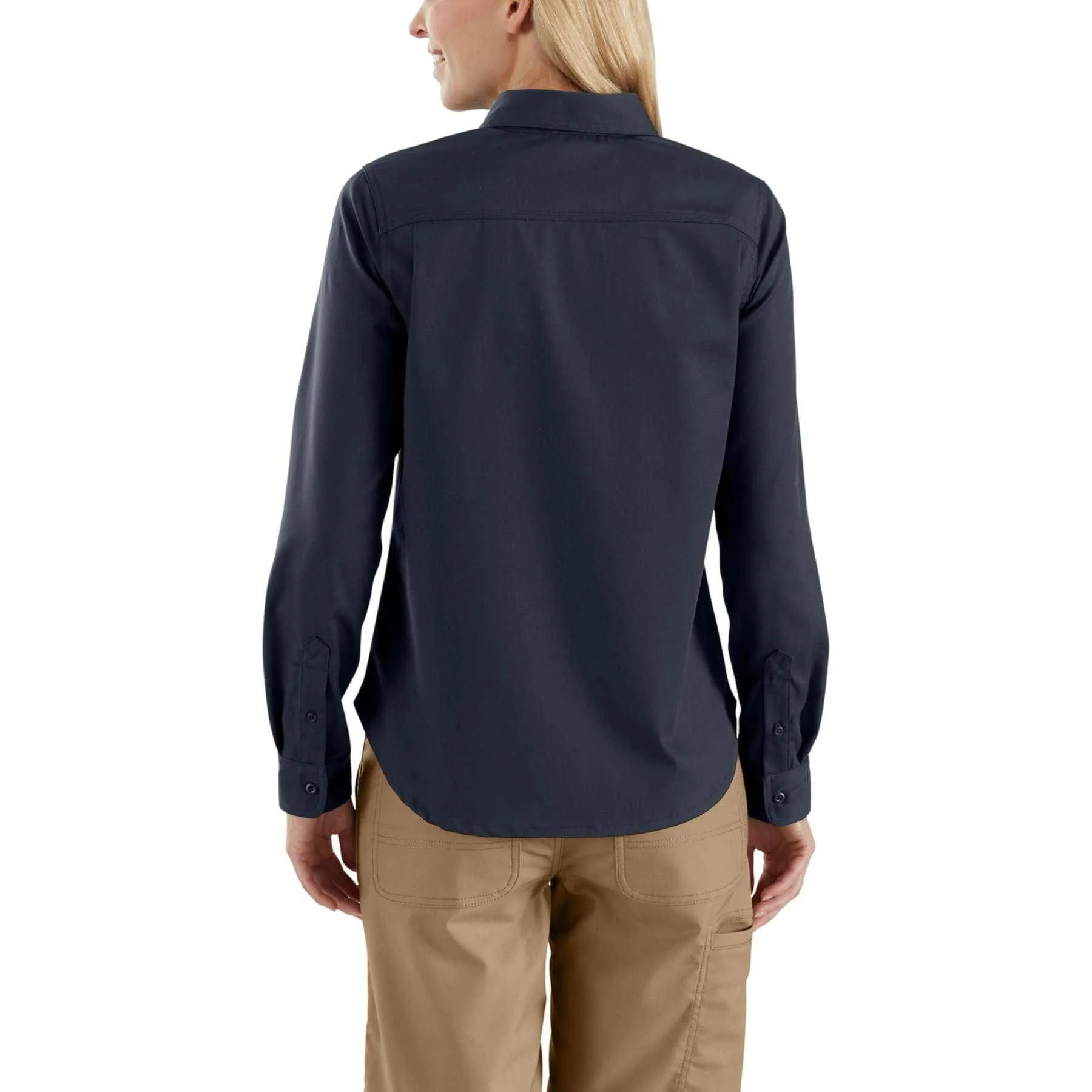 Carhartt Womens Rugged Professional Relaxed Fit Canvas Long-Sleeve Work Shirt 103106