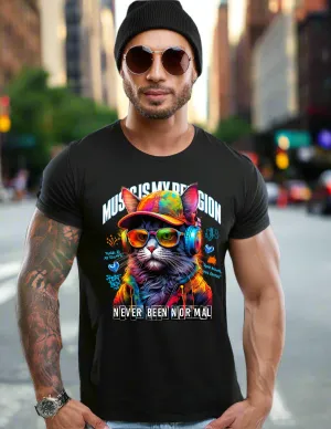 Cat Never Been Normal Art T-Shirts | GM Trademark