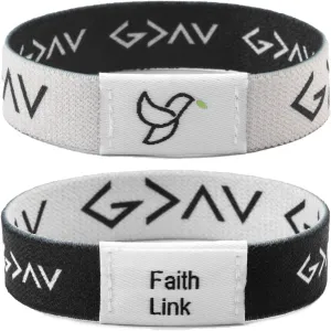 Christian Daily Bible Verse NFC Bracelet, Wearablec Elastic Bible Verse Bracelets Scan, Religious Faith Bracelet for Women&Man, The Prayer I Share Bracelet