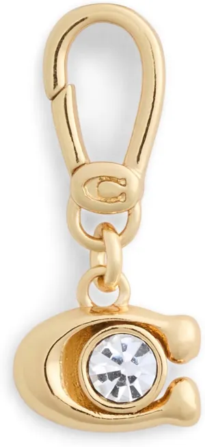 Coach Womens Collectible Signature Stone Jewelry Charm