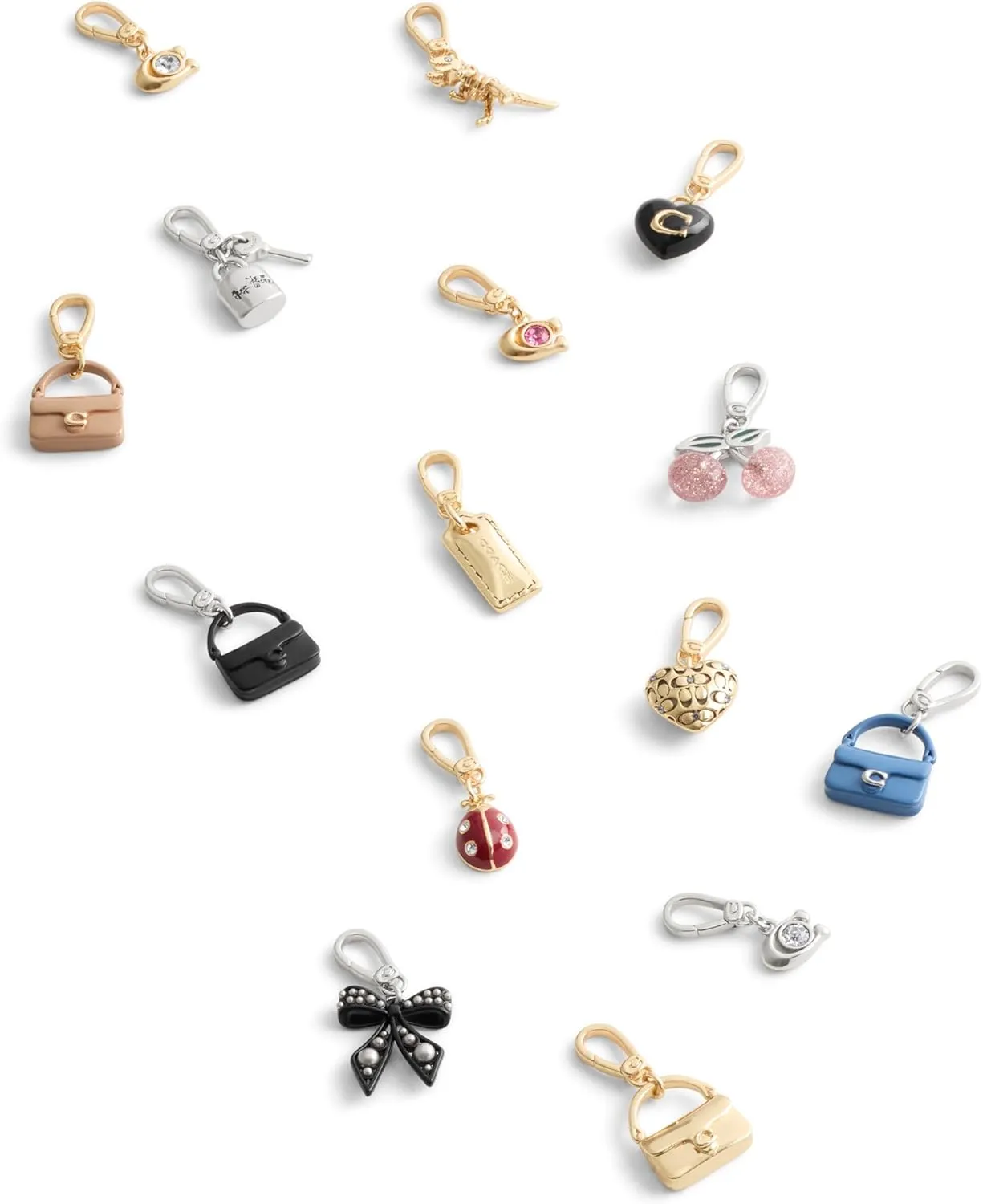 Coach Womens Collectible Signature Stone Jewelry Charm