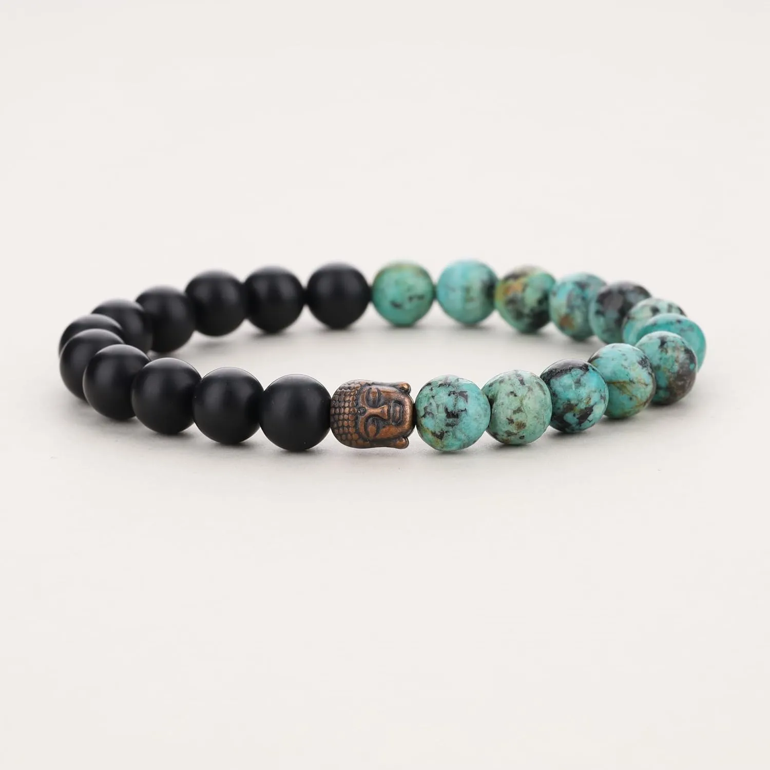 COAI Buddha Bracelet for Men Women Stone Beaded Bracelet