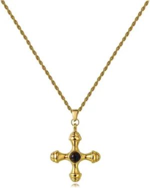 Cross Necklace for Women,Cross Crucifix Pendent Necklace Stainless Steel Cross Necklace Dainty Chain Necklace for Women on Anniversary Birthday Chrismas