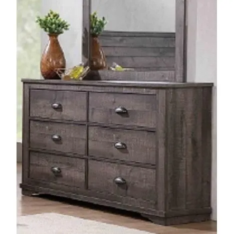 Crown Mark Coralee 6-Drawer Dresser B8100-1