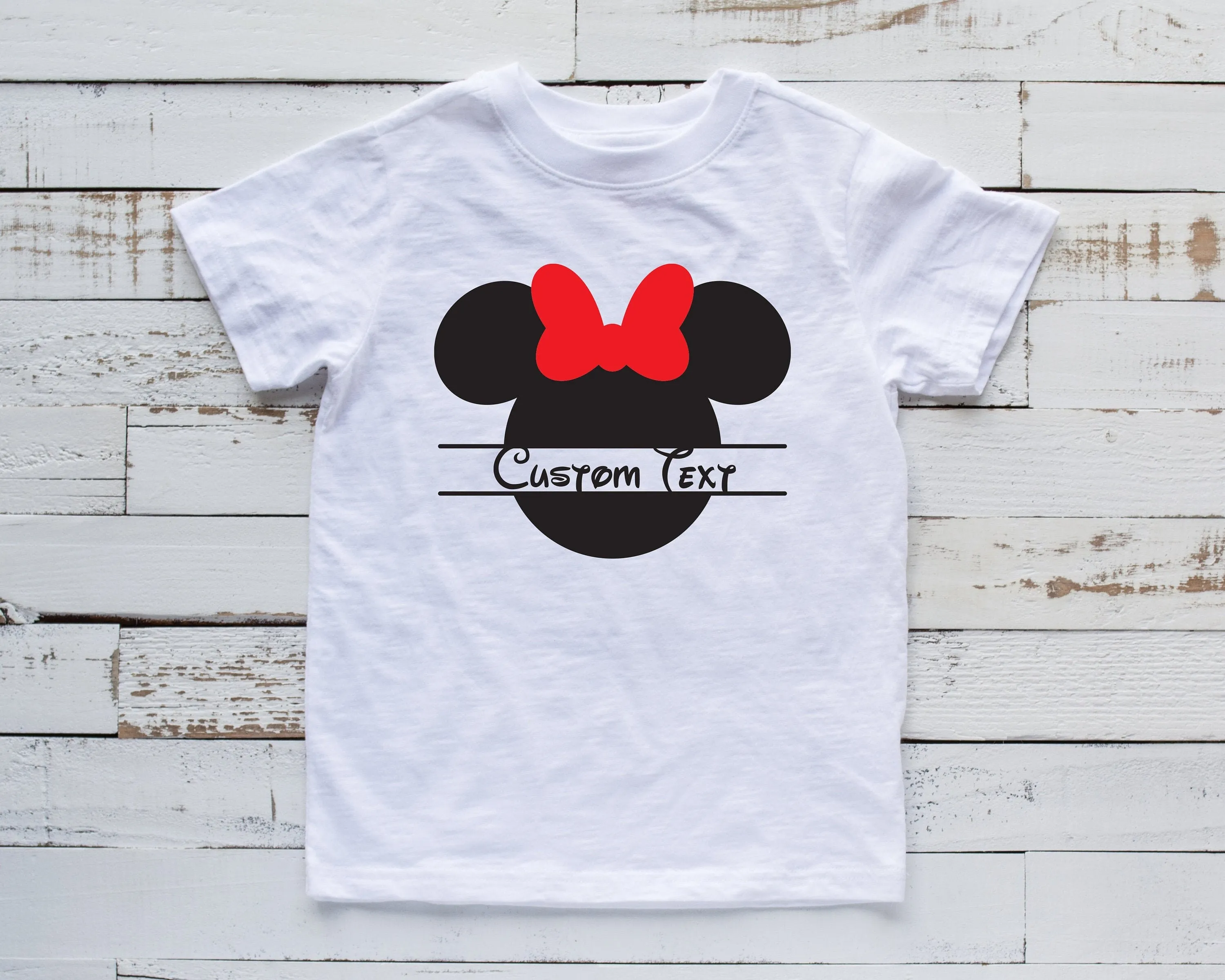 Custom Name Minnie Mouse Youth T Shirt - Personalized Name Infant toddler Disney Kids T Shirts - Cool Minnie T Shirt - Personalized Name Tee