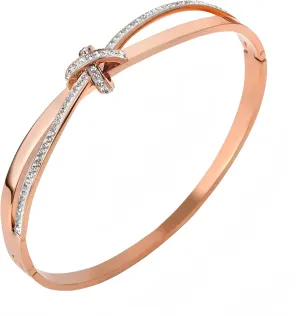 Dainty Bangle Bracelet for Women Personalized Cubic Zirconia Love Bracelets Tiny Waist Oval Bangles Bracelets Gifts for Love