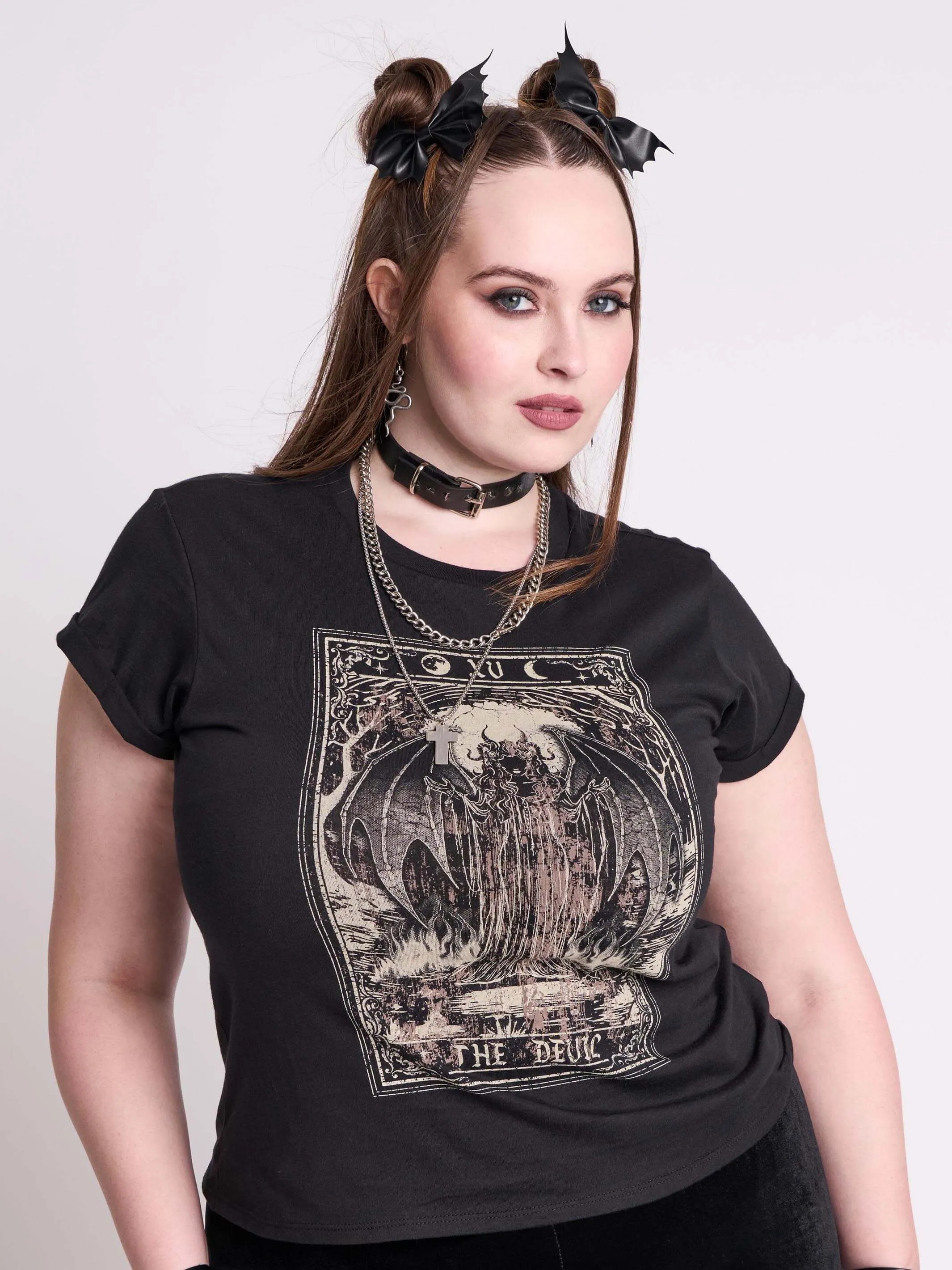 Devil Tarot Baby Tee