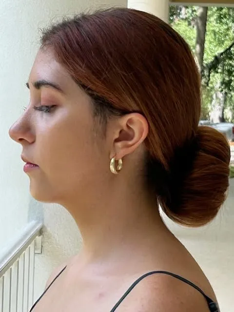 DIVAS Hoop Style Earrings Solid Sterling Silver 14K Gold Plated