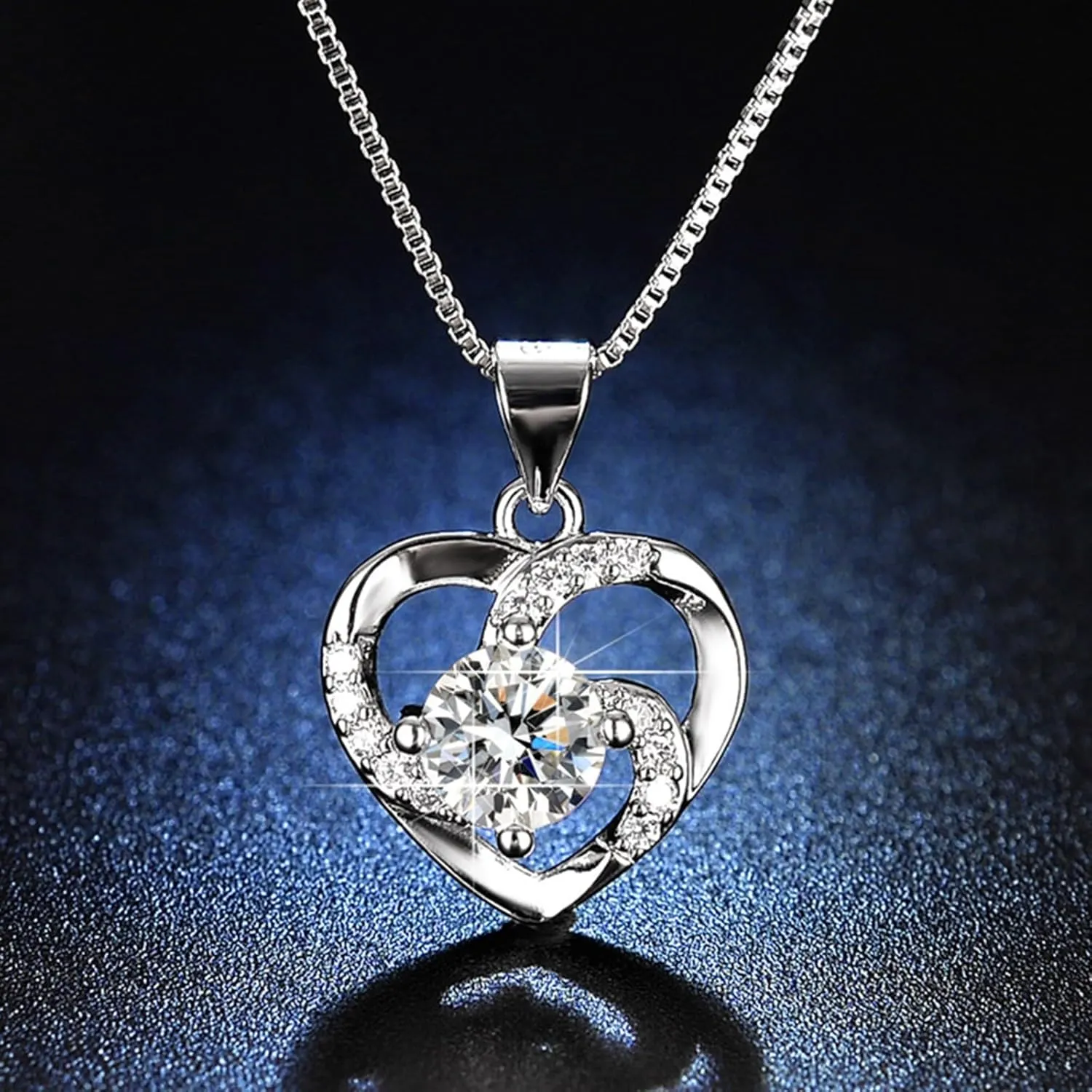 Double Layer Diamond Necklace, Water Drop Pendant, Imitation Pearl Jewelry