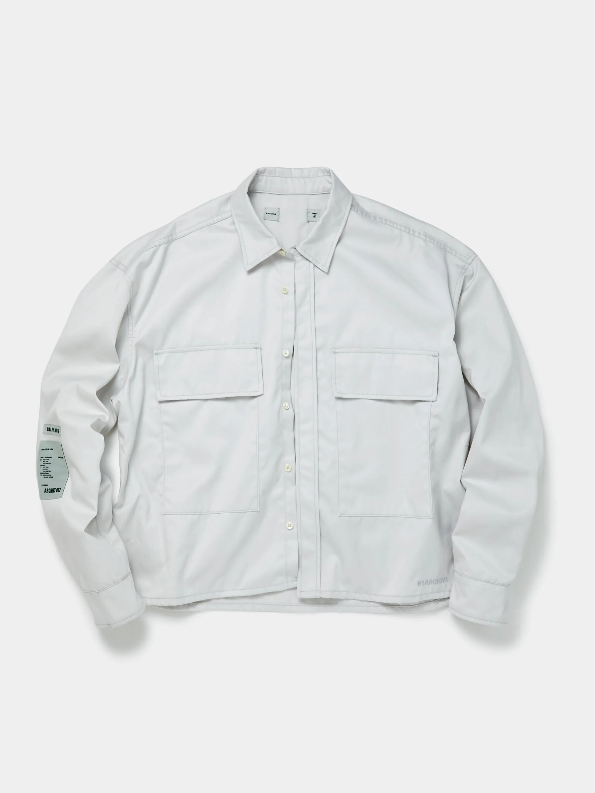 Flap Pocket Shirt (Cool Grey)