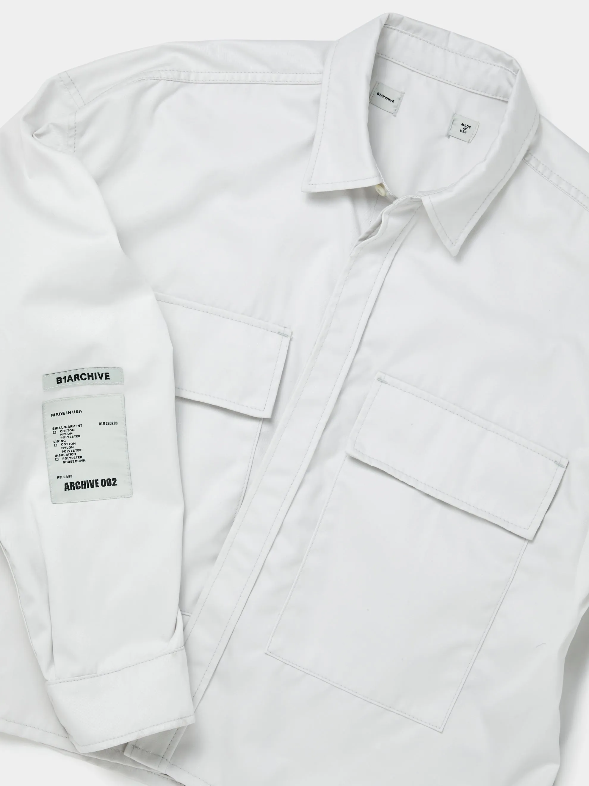 Flap Pocket Shirt (Cool Grey)
