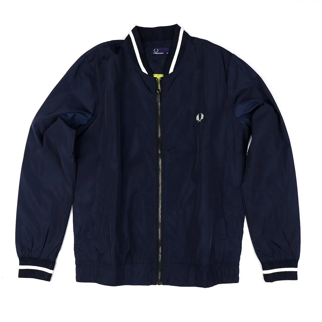 Fred Perry Full Zip Polo NavyBlue  Top Jacket