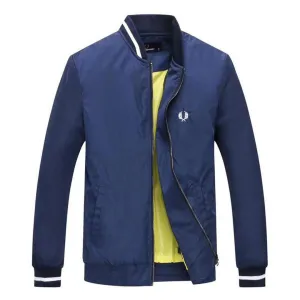 Fred Perry Full Zip Polo NavyBlue  Top Jacket